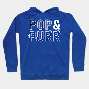 Pop & Purr Logo (White) Hoodie